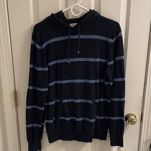 Faherty Striped Hooded Sweater Cotton / Cashmere Blend